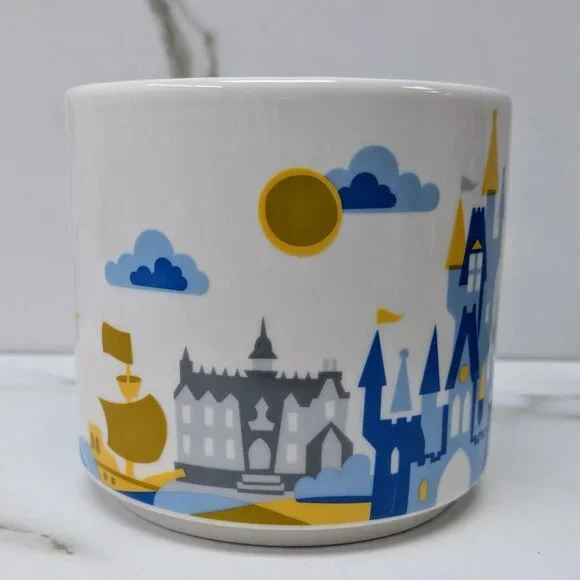 Disney x Starbucks Magic Kingdom 'You Are Here' Mug- Like New - Picture 2 of 6